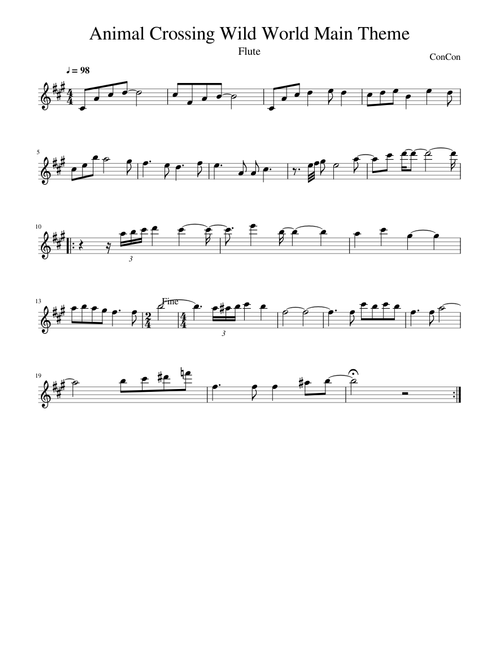Animal Crossing Wild World Main Theme