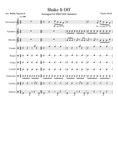 Shakeit Off Orff Ensemble
