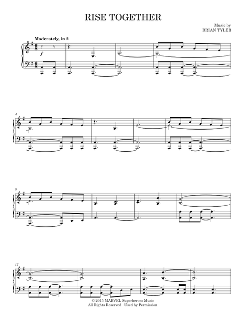 Rise Together - Brian Theodore Tyler (Piano Solo)