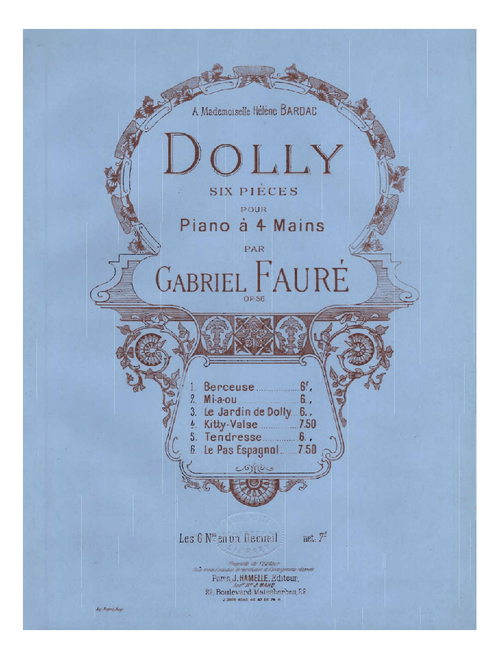 Fauré - Dolly Suite, No. 1: "Berceuse"