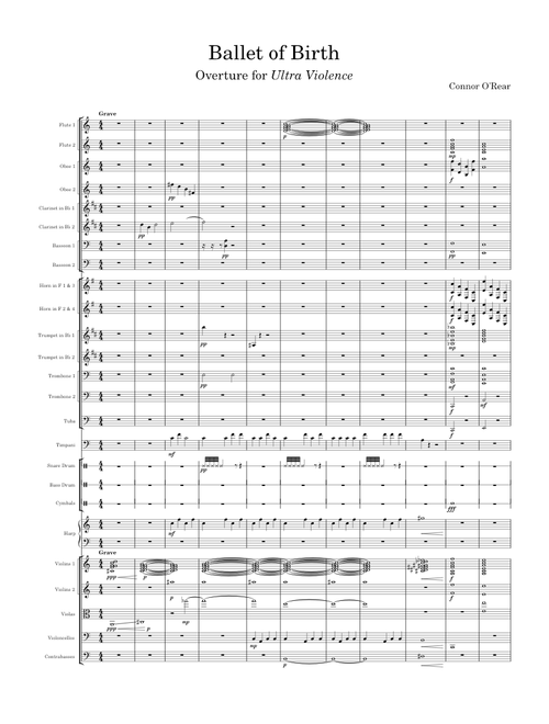 Overture (Ballet of Birth) – Connor O'Rear