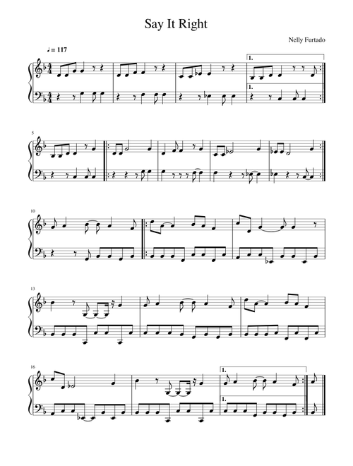 Say it right – Nelly Furtado
