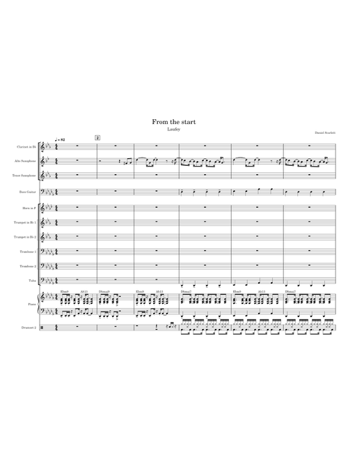 From The Start – Laufey From the start - Jazz Band Arrangement