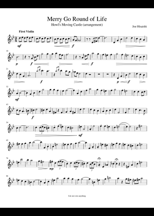 Merry Go Round of Life(人生のメリーゴーランド) - Joe Hisaishi