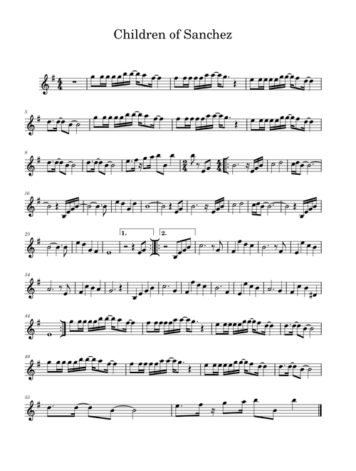 Children of sanchez – Chuck Mangione