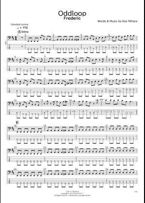 フレデリック「オドループ / Oddloop Sheet Music for Piano (Solo) | MuseScore.com