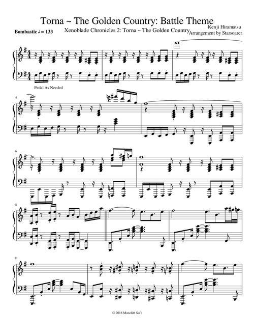 Xenoblade Chronicles 2 - "Torna ~ The Golden Country: Battle Theme"
