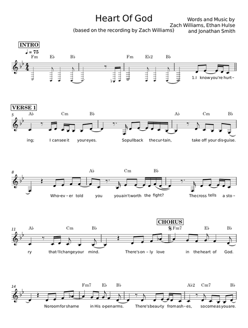 Heart Of God - Zach Williams