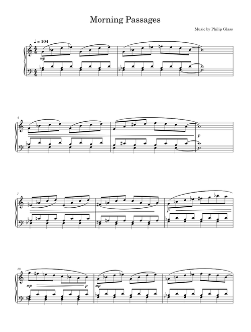 Morning Passages EDIT - The Twilight Hours (Solo)