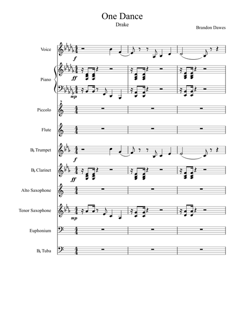 One Dance (Work In Progress)