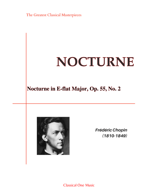 Chopin - Nocturne in E-flat Major, Op. 55, No. 2 (Arr. MPS) - F.Chopin (Piano Solo)