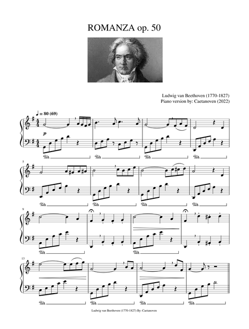 Romanza op.50 – Ludwig van Beethoven