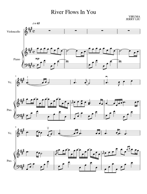 River Flows In You | Cello and Piano
