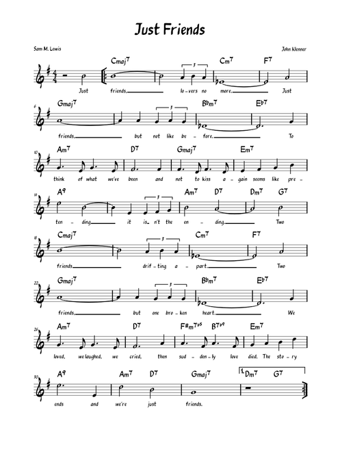 Just Friends – John Klenner Just Friends