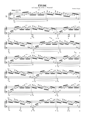 Etude Op.10 No.4 in C# minor Etude Op.10 No.4 in C# minor