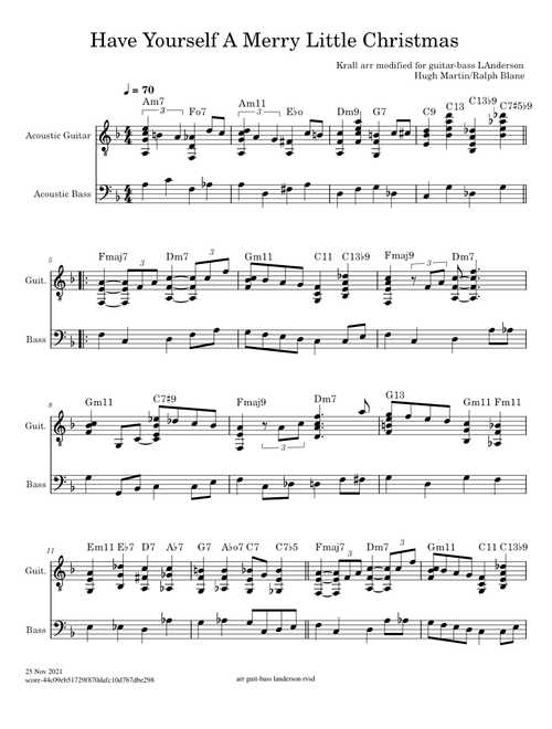 Have yourself a merry little christmas – Hugh Martin