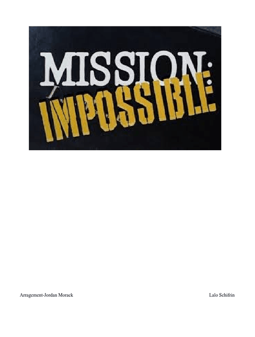 Mission Impossible Theme (Maybe complete?)