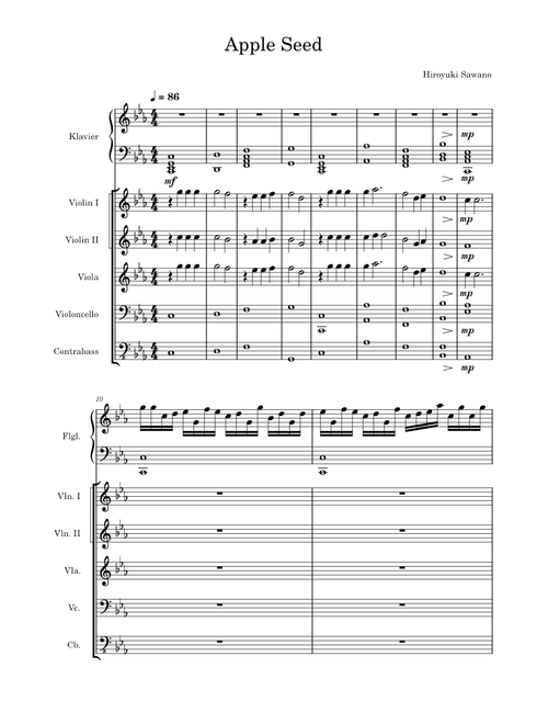 Apple Seed (You See Big Girl) by Hiroyuki Sawano from Shingeki no Kyojin S2