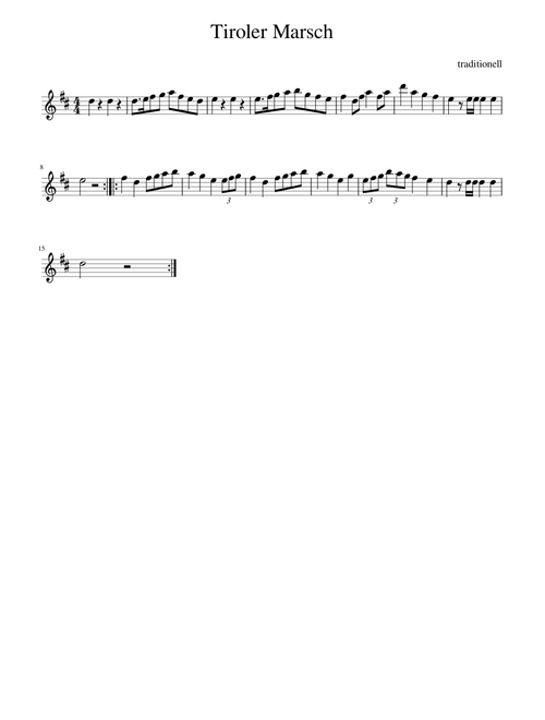 Traditional music - Tiroler Marsch