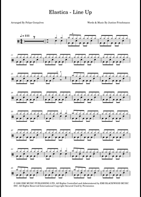 Free Elastica sheet music | Download PDF or print on MuseScore.com