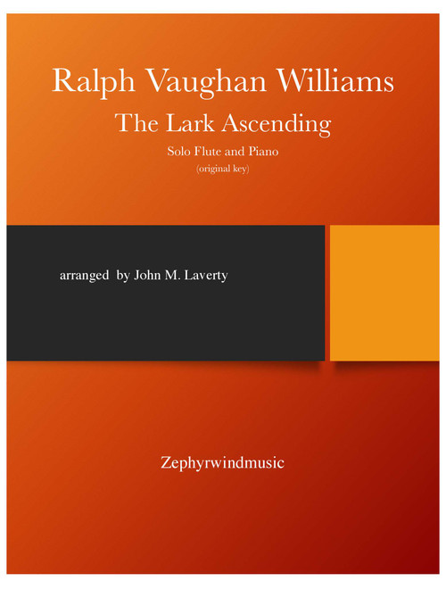 The Lark Ascending (Arr. John M. Laverty) - Ralph Vaughan Williams (Flute and Piano)