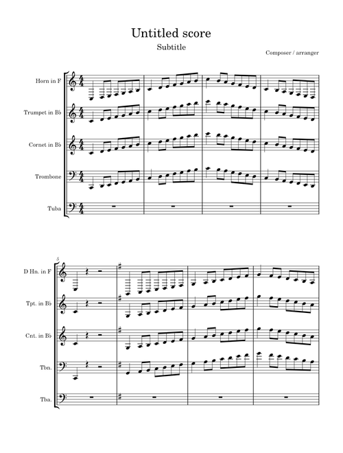 Major scales – Lessons - Scales Brass Major Scales in all 15 Keys