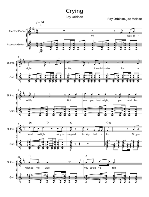 Cry - Roy Orbison