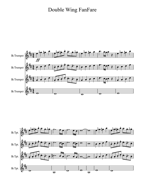Double Wing FanFare