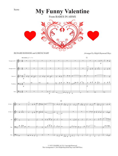 My Funny Valentine (Arr. Ralph Raymond Hays) - Richard Rodgers (Brass Ensemble)