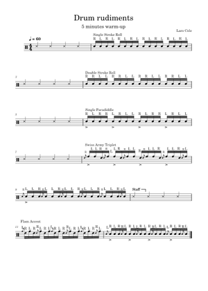 The 40 Percussive Arts Society International Drum Rudiments – The ...