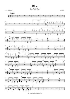 Blue - BoyWithUke Sheet Music for Piano (Solo) | MuseScore.com