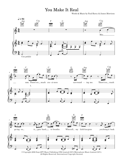 You make it real - James Morrison