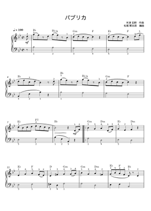 Paprika パプリカ – Kenshi Yonezu (米津 玄師) Sheet Music with
