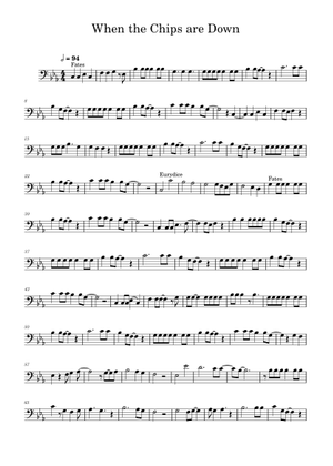 When the Chips are Down Sheet Music for Piano (Mixed Trio