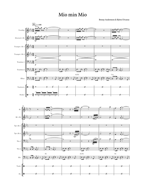 MIO MIN MIO – Benny Andersson Band