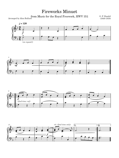 Firework Minuet