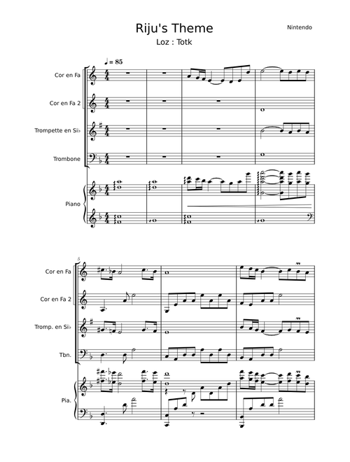 Riju's Theme - The Legend of Zelda: Tears of the Kingdom – Hajime Wakai, Manaka Kataoka, Maasa Miyoshi, Masato Ohashi & Tsukasa Usui Riju's Theme