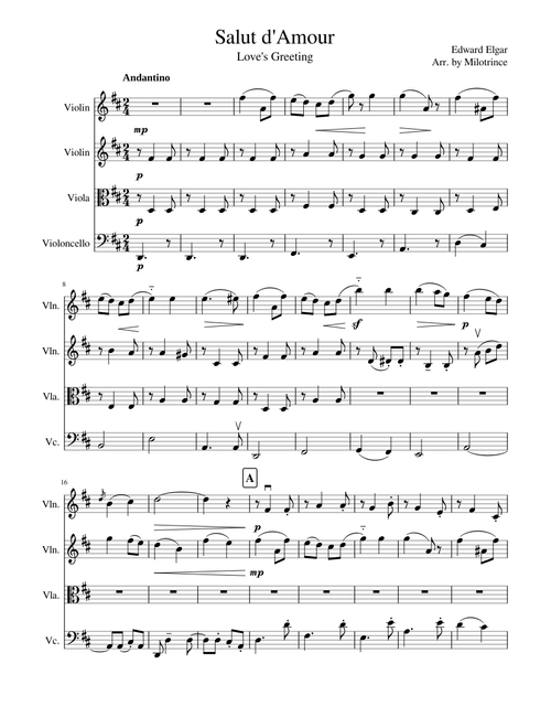 Salut d'Amour Quartet