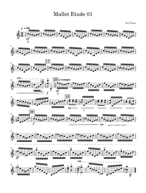 Mallet Etude 01