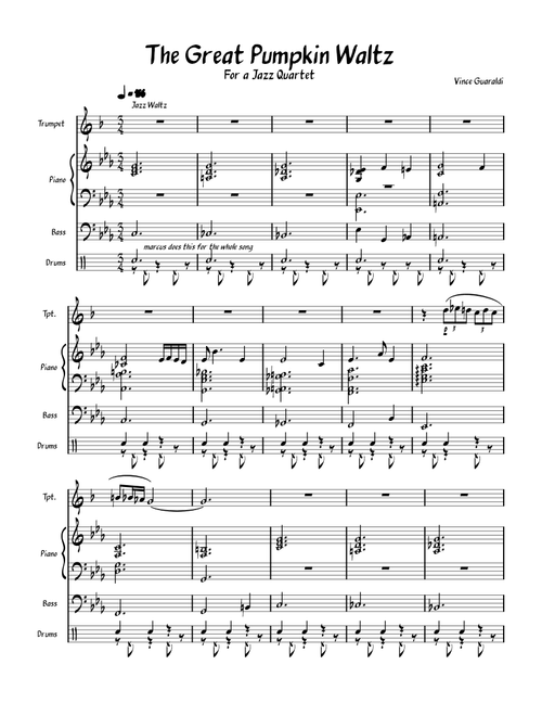 The Great Pumpkin Waltz – Vince Guaraldi The Great Pumpkin Waltz