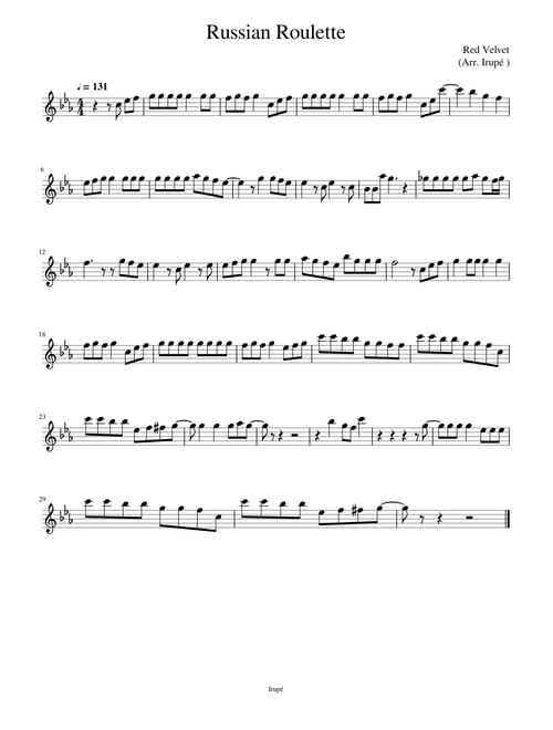 Russian Roulette flute