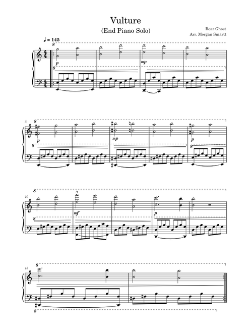 Vulture – Bear Ghost Vulture - Bear Ghost Piano Solo