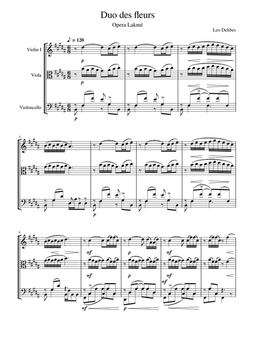 Flower duet - Delibes