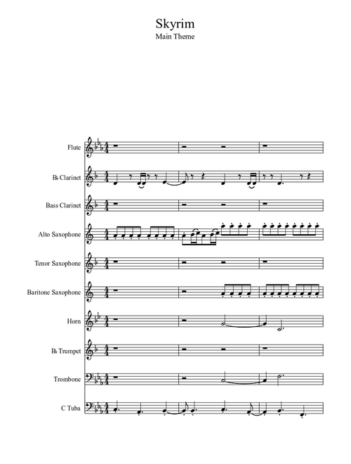 Skyrim (Main Theme)
