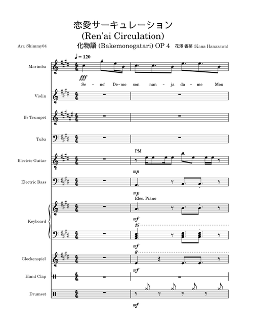 Ren'ai Circulation – Kana Hanazawa (Arranged by Shimmy04)