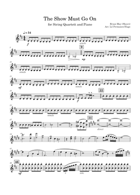 Free The Show Must Go On – F66Dxgvb97 by f66dxgvb97 sheet music