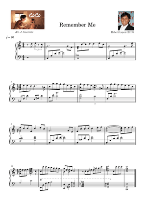【中古】KOKIA コキア Remember me 楽譜 スコア Score Remember Me from 'Coco' a cappella Sheet Music for Tenor