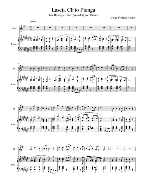 baroque sheet music pdf
