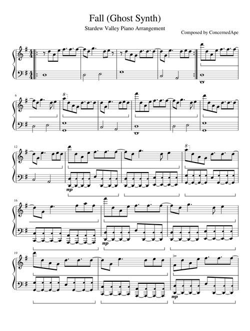 Stardew Valley - Ghost Synth (Fall)