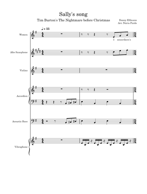 Sally's Song – Danny Elfman